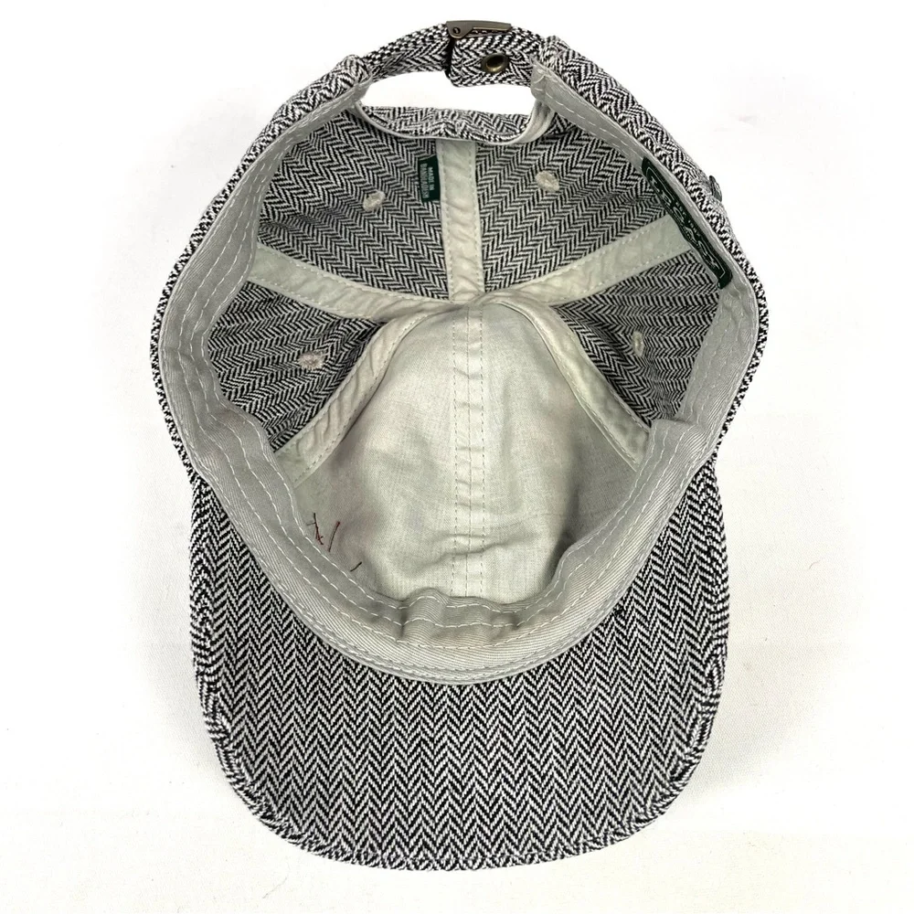 Montana Grizzlies Bear Paw Herringbone Strapback Dad Hat Legacy‎ Cap